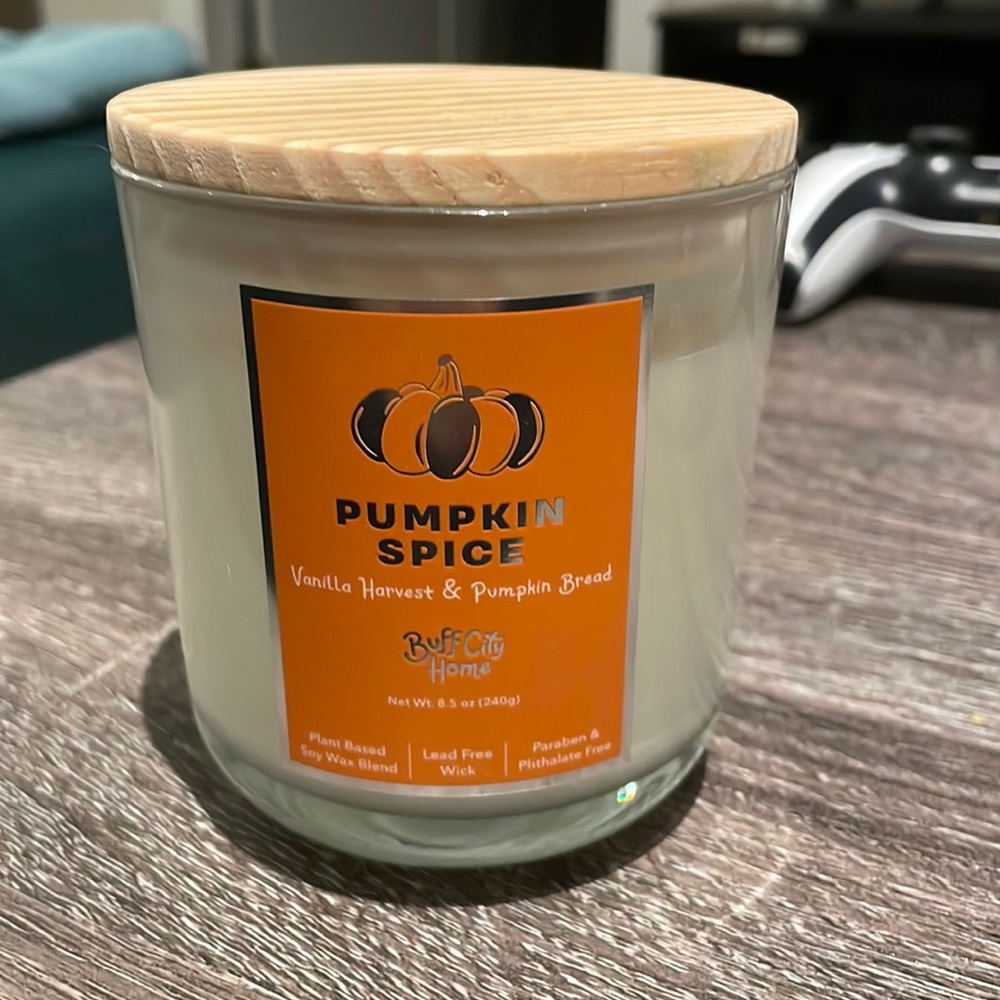 Buff City Soap pumpkin spice candle